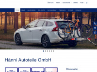 haenni-autoteile.ch Webseite Vorschau