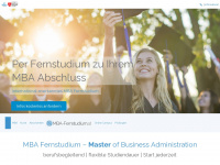 mba-fernstudium.at Webseite Vorschau