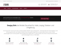 deejay-dirk.com Webseite Vorschau