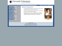 universalvolunteers.com Webseite Vorschau