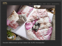 auro-textil.de Webseite Vorschau