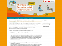 cdu-rheinberg.de Webseite Vorschau