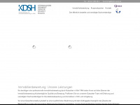 kdsh-koeln.de Webseite Vorschau