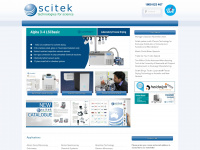 scitek.com.au Webseite Vorschau