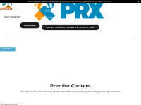 prx.org Webseite Vorschau