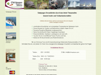 galapagoskreuzfahrt.eu Webseite Vorschau