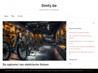 simfy.be Webseite Vorschau
