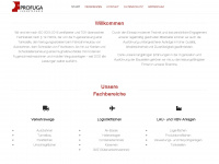 profuga.de Webseite Vorschau