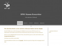 dpsg-kreuzritter.de Webseite Vorschau