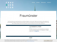 fraumuenster.ch Webseite Vorschau