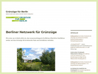 gruenzuege-fuer-berlin.de Webseite Vorschau