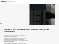 ptz-brandschutz.de Webseite Vorschau