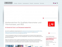 manometer-thermometer.de Webseite Vorschau
