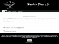 hapkido-boenen.de Webseite Vorschau