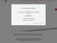 ws-anwaelte.de Webseite Vorschau