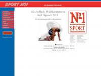sportno1.de Webseite Vorschau