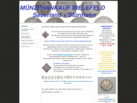 muenzenankauf-bielefeld.de Webseite Vorschau