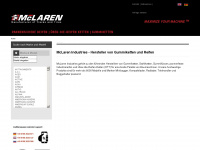 de.mclareneurope.com Webseite Vorschau
