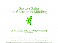 garten-solar.at Webseite Vorschau