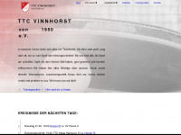ttc-vinnhorst.de Webseite Vorschau