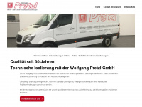 pretzl-isoliertechnik.de Webseite Vorschau