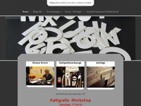 kalligrafie-kirsch.de Webseite Vorschau
