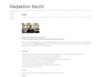 redaktion-recht.de Webseite Vorschau