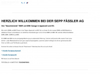 faessler-garage.ch Webseite Vorschau