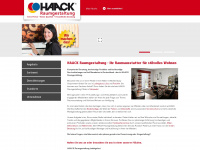 haack-raumgestaltung.de Webseite Vorschau