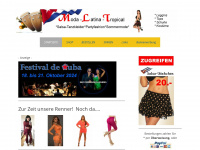 moda-latina-tropical.de Webseite Vorschau