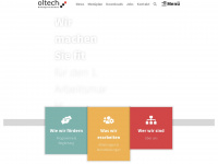 oltech.ch Webseite Vorschau