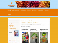kunigunde-luftballons.de Webseite Vorschau