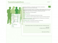 translationsplattform.at Webseite Vorschau