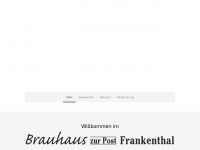 brauhaus-zur-post.de Webseite Vorschau