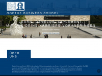 goethe-business-school.de Webseite Vorschau