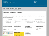 informatik.uni-frankfurt.de Webseite Vorschau