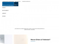 ehlers-feldmeier.de Webseite Vorschau
