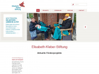 elisabeth-kleber-stiftung.de Webseite Vorschau