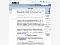 milonic.com Webseite Vorschau