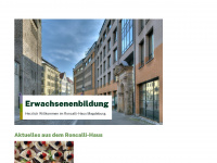 roncalli-haus.de Webseite Vorschau