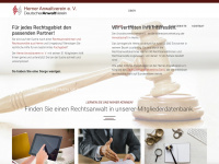 anwaltverein-herne.de Webseite Vorschau
