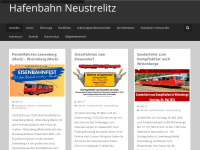 hafenbahn-neustrelitz.de Webseite Vorschau