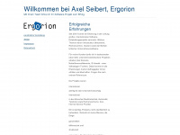 ergorion.com Webseite Vorschau