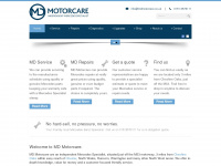 mdmotorcare.co.uk Webseite Vorschau