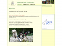 hundewandern.ch Webseite Vorschau
