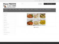 pizza-presto.de Webseite Vorschau