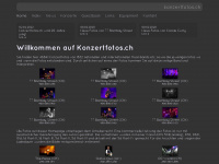 konzertfotos.ch Webseite Vorschau