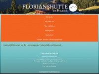 florianshuette.com Webseite Vorschau