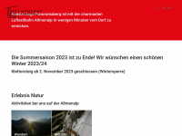 allmenalp.ch Webseite Vorschau