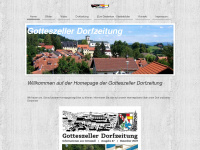 gotteszeller-dorfzeitung.de Webseite Vorschau
